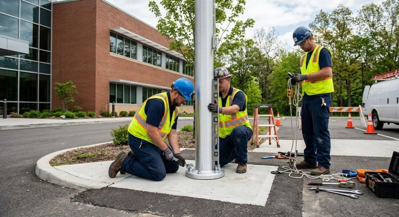 Flagpole Installation Service